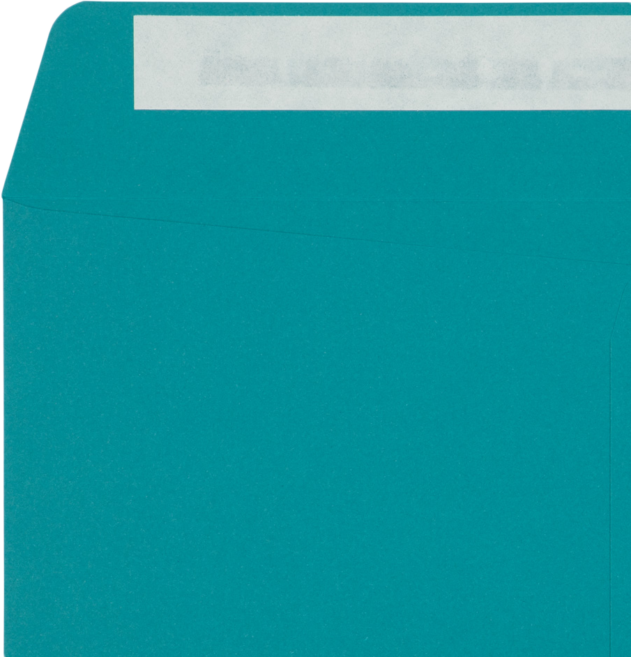 Teal Blue 32lb 10 x 13 Open End Envelopes with Peel & Seal