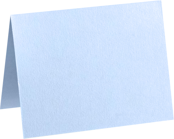 Baby Blue 100lb A7 Foldover Cards (5 1/8 x 7)