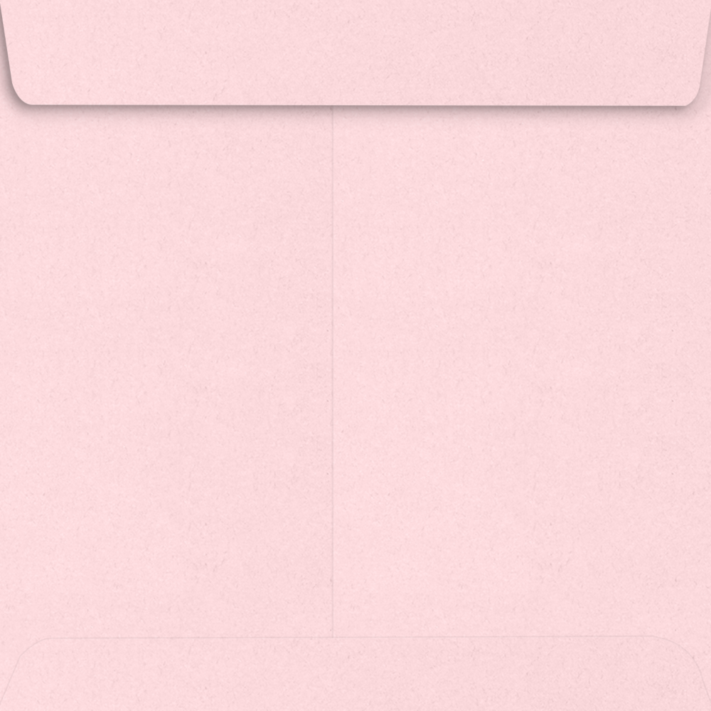 Baby Candy Pink 32lb 7 1/2 x 7 1/2 Square Envelopes with Peel & Seal