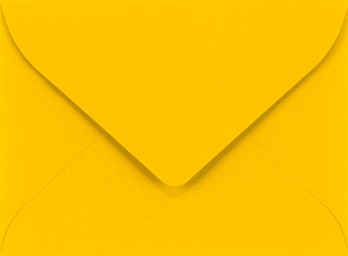 Sunflower Yellow 32lb #17 Mini Envelopes (2 11/16 x 3 11/16)