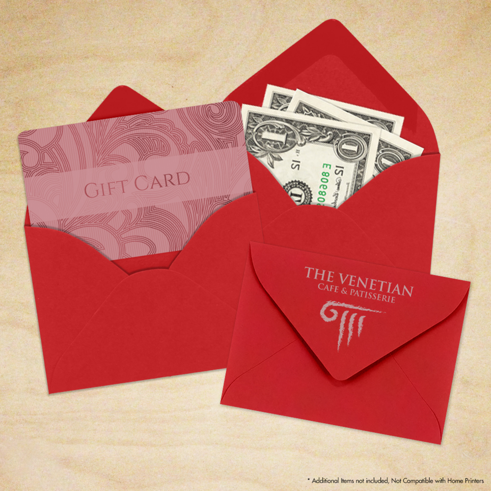 Red 32lb #17 Mini Envelopes (2 11/16 x 3 11/16)