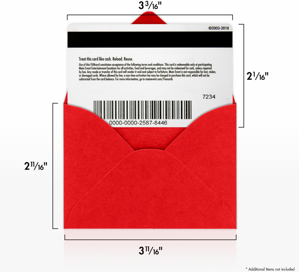 Ruby Red Happy Holidays 32lb #17 Mini Envelopes (2 11/16 x 3 11/16)