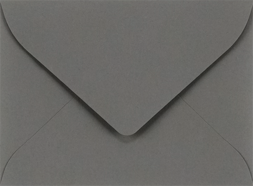 Dark Smoke Gray 32lb #17 Mini Envelopes (2 11/16 x 3 11/16)