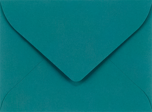 Teal Blue 32lb #17 Mini Envelopes (2 11/16 x 3 11/16)
