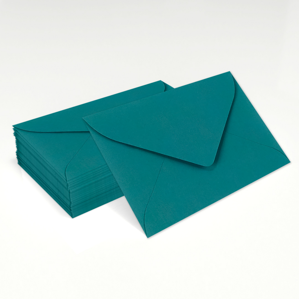 Teal Blue 32lb #17 Mini Envelopes (2 11/16 x 3 11/16)