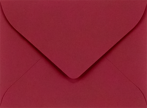 Garnet Dark Red 32lb #17 Mini Envelopes (2 11/16 x 3 11/16)