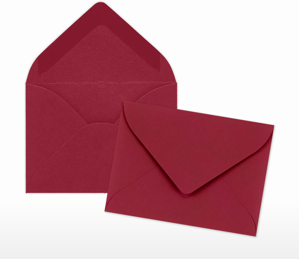 Garnet Dark Red 32lb #17 Mini Envelopes (2 11/16 x 3 11/16)