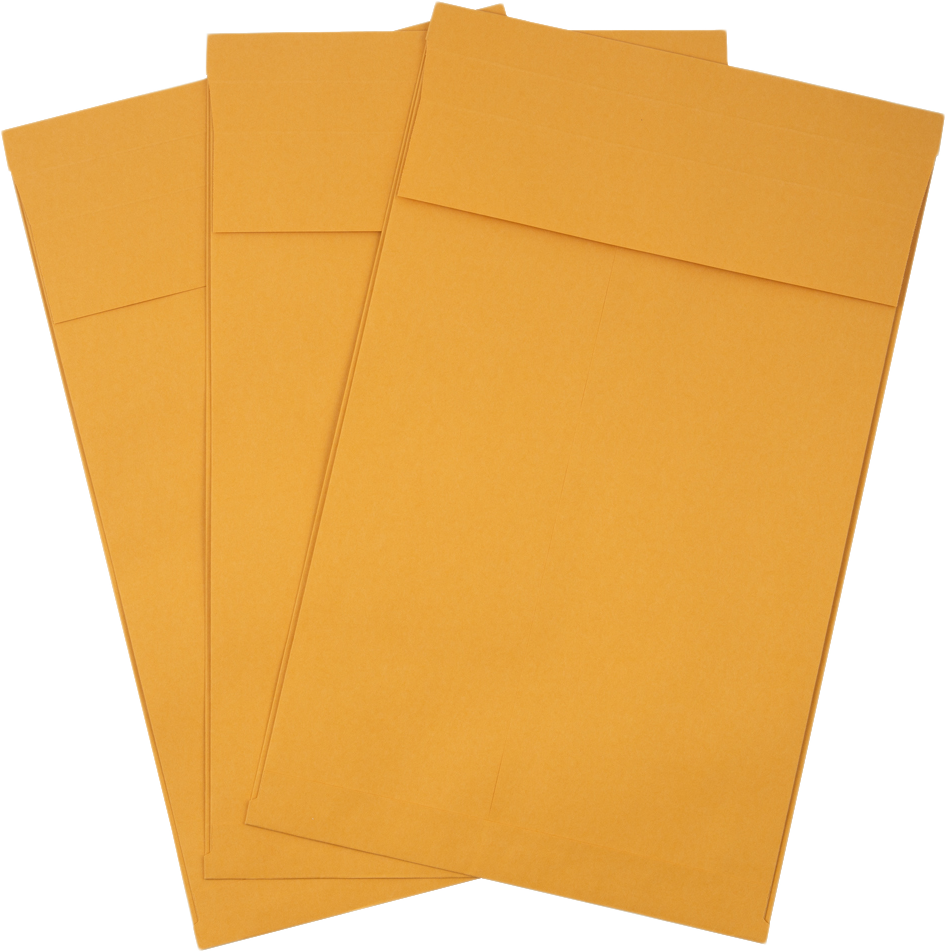 Brown Kraft 40lb 10 x 15 x 2 Open End Envelopes with Peel & Seal
