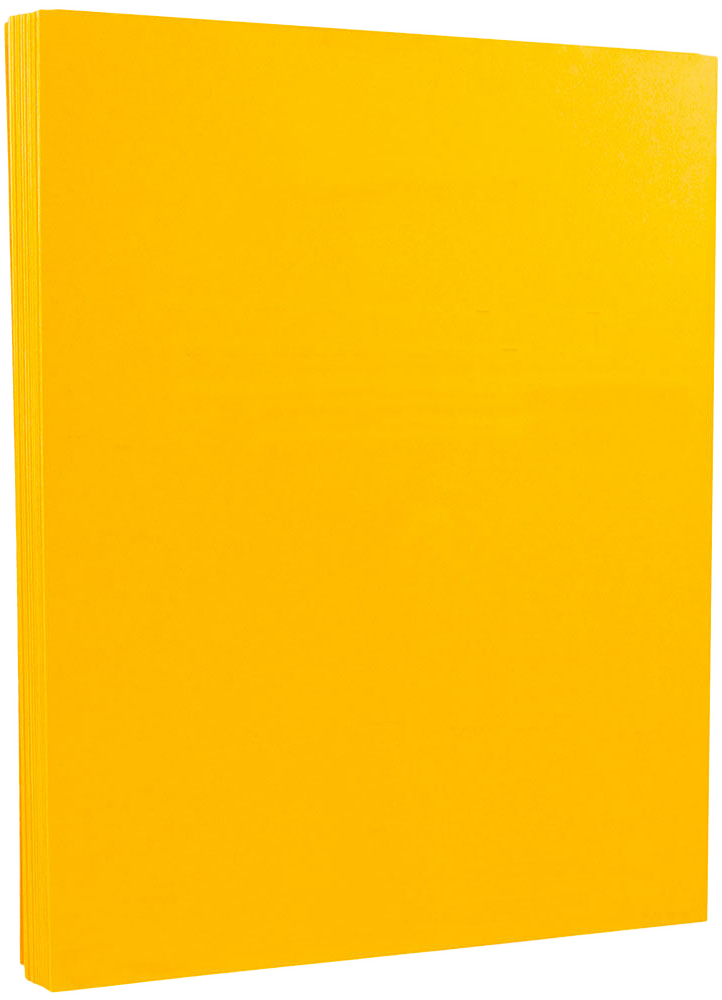 Goldenrod 65lb 8 1/2 x 11 Cardstock