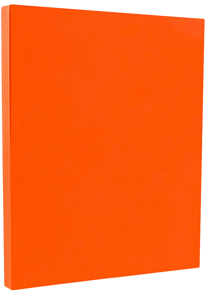 Mandarin Orange 65lb 8 1/2 x 11 Cardstock