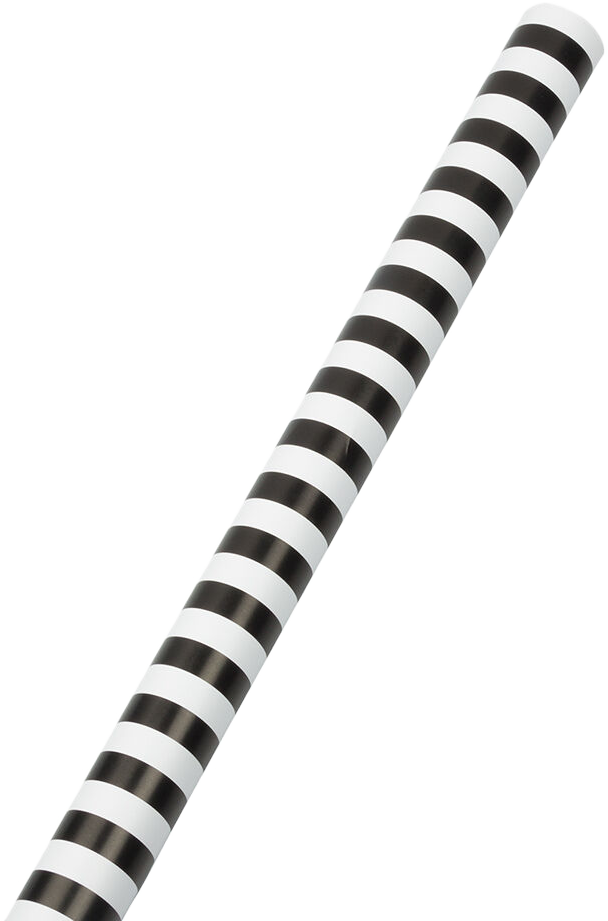 Black and White Stripe Wrapping Paper (25 Sq Ft)