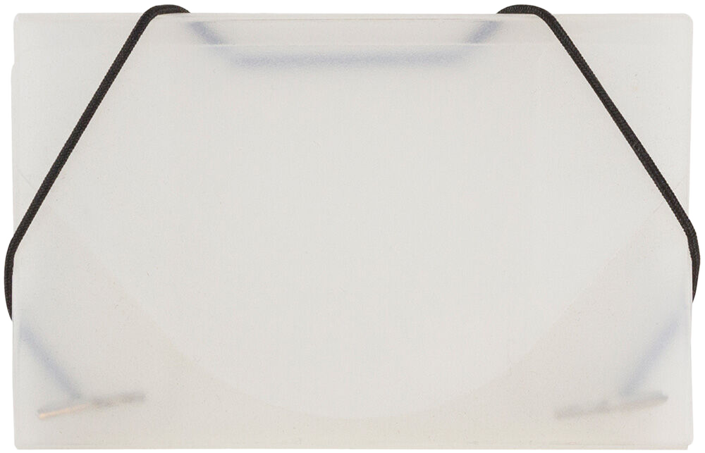 Clear Frost Plastic Business Card Case - 20 Card Capacity