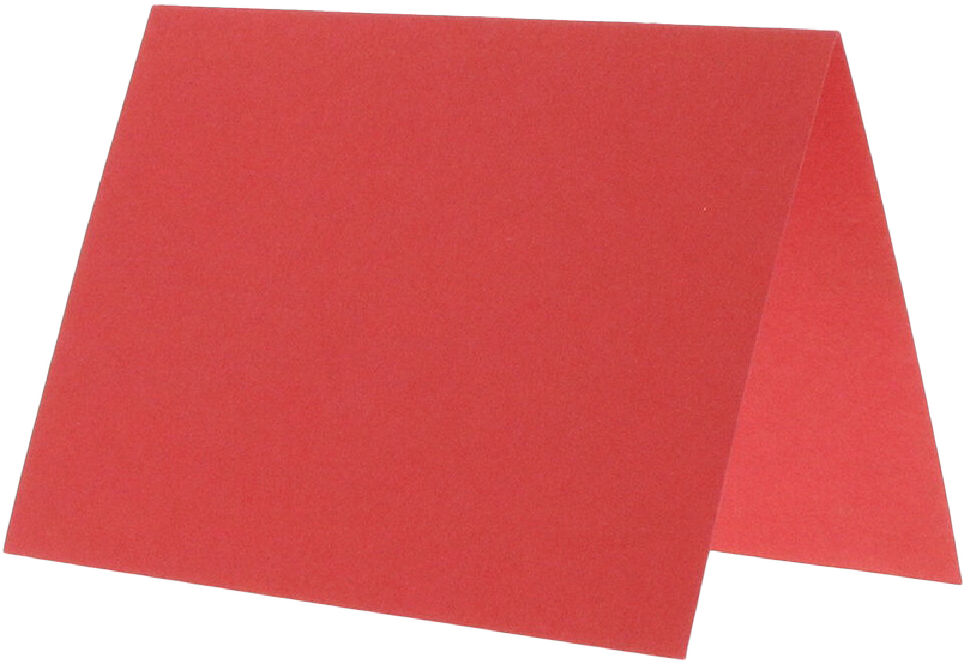 Red Linen 80lb A1 Foldover Cards (3 1/2 x 4 7/8)