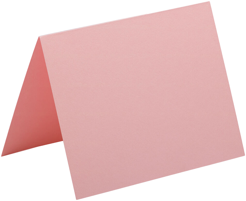 Baby Candy Pink 80lb A2 Foldover Cards (4 3/8 x 5 7/16)