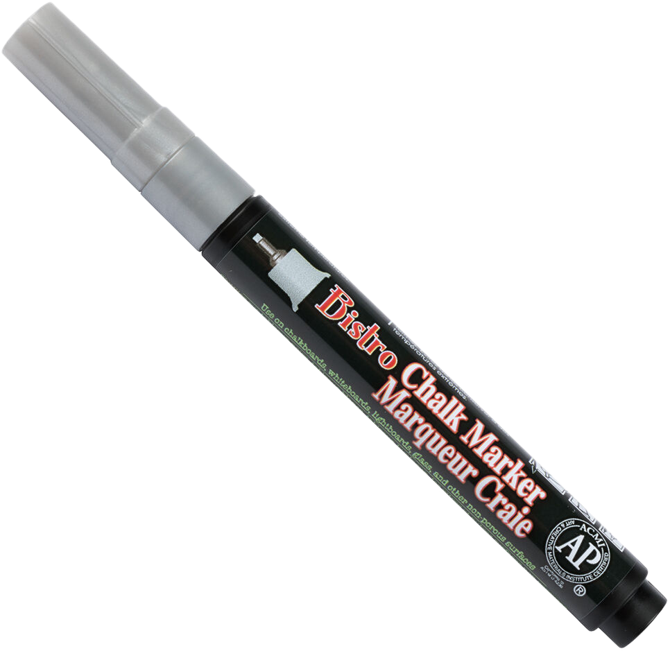 Silver Extra Fine Point Bistro Chalk Marker