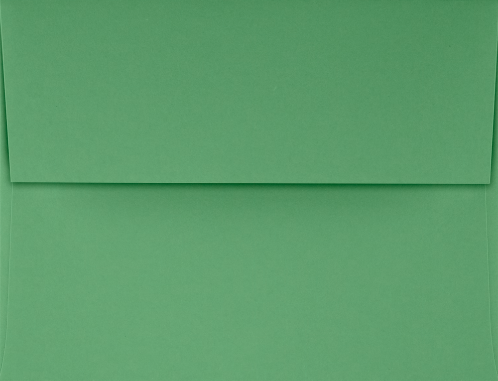 Holiday Green 32lb A2 Invitation Envelopes (4 3/8 x 5 3/4) with Peel & Seal