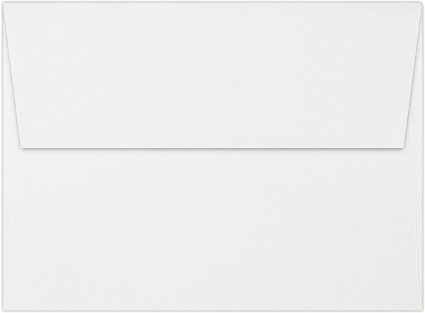 Premium White 32lb A7 Invitation Envelopes (5 1/4 x 7 1/4) with Peel & Seal