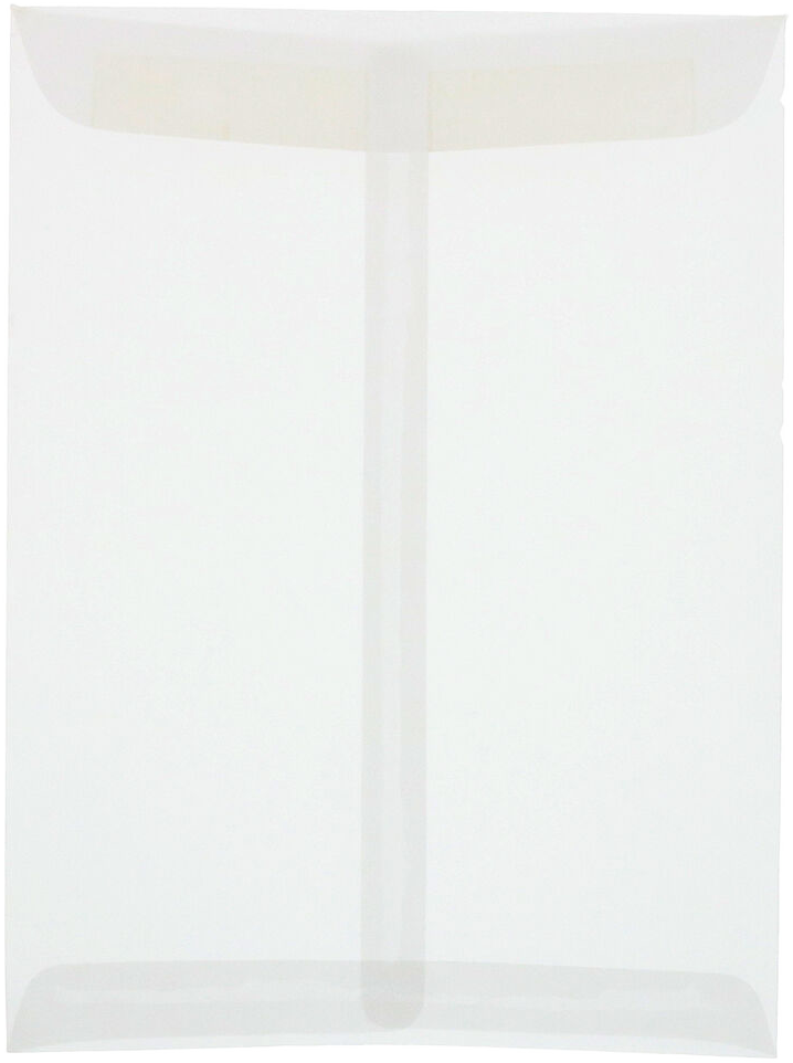 Clear Translucent 30lb 10 x 13 Open End Envelopes