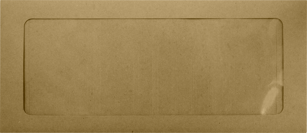 Grocery Bag 28lb #10 Full Face Window Envelopes (4 1/8 x 9 1/2) with Peel & Seal