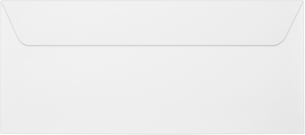 White 32lb Cougar #10 Full Face Window Booklet Premium Envelopes (4 1/8 x 9 1/2)