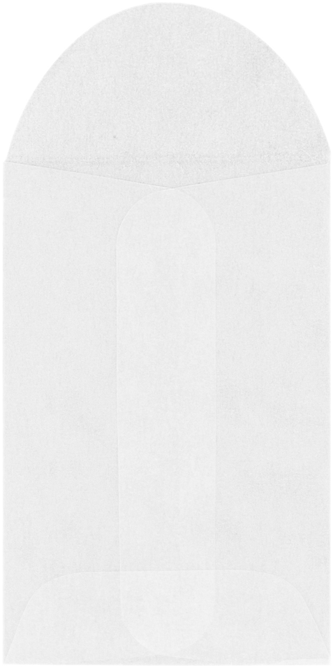 Glassine 30lb 1 3/4 x 2 3/4 Open End Envelopes
