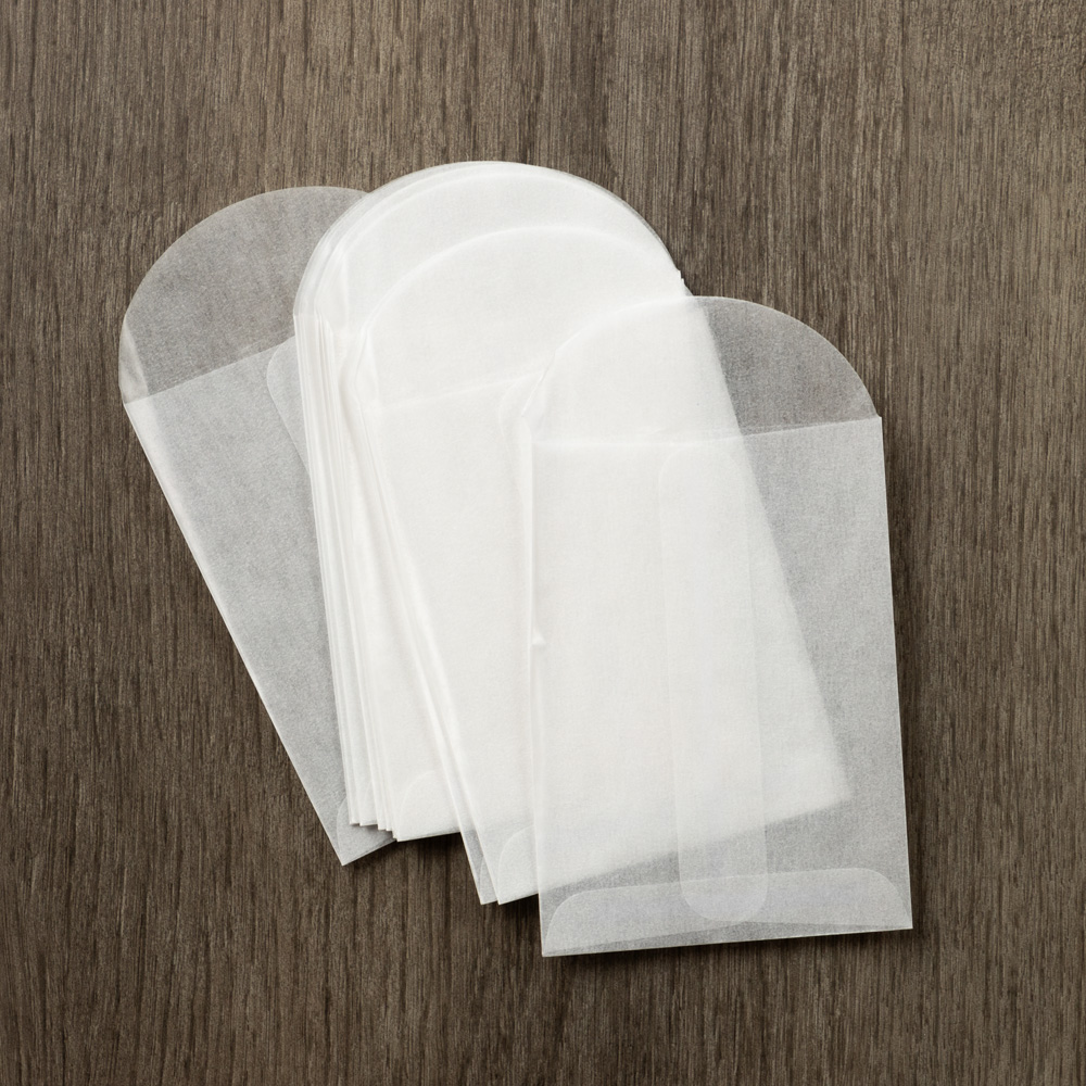 Glassine 30lb 2 3/4 x 3 3/4 Open End Envelopes