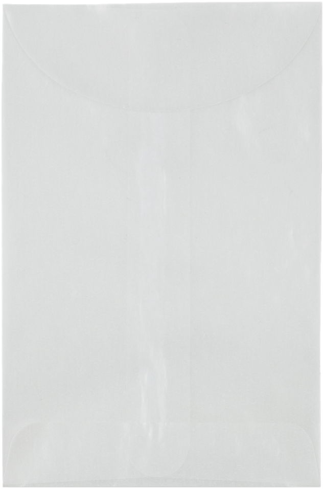 Glassine 30lb 3 x 4 1/2 Open End Envelopes
