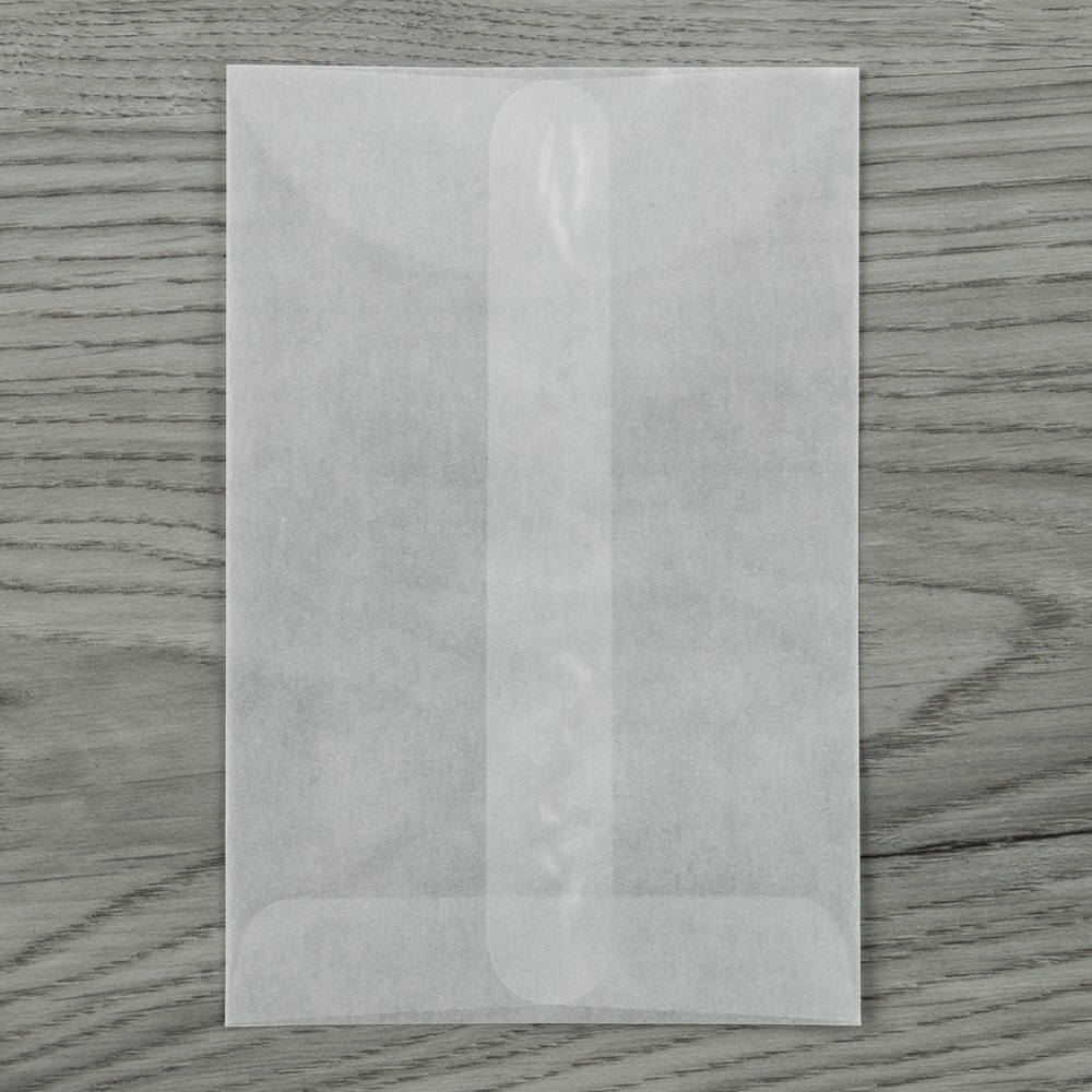 Glassine 30lb 3 x 4 1/2 Open End Envelopes