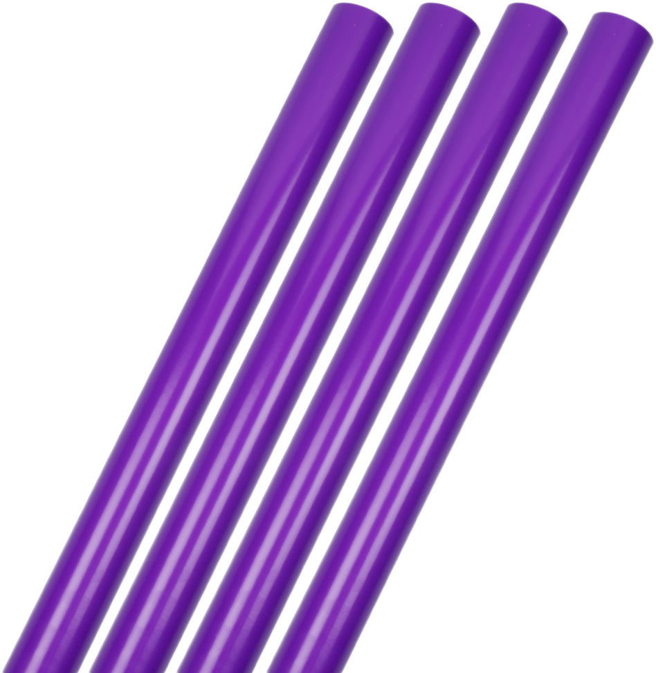 Purple Glossy Wrapping Paper Set (100 Sq Ft) - 4 Rolls