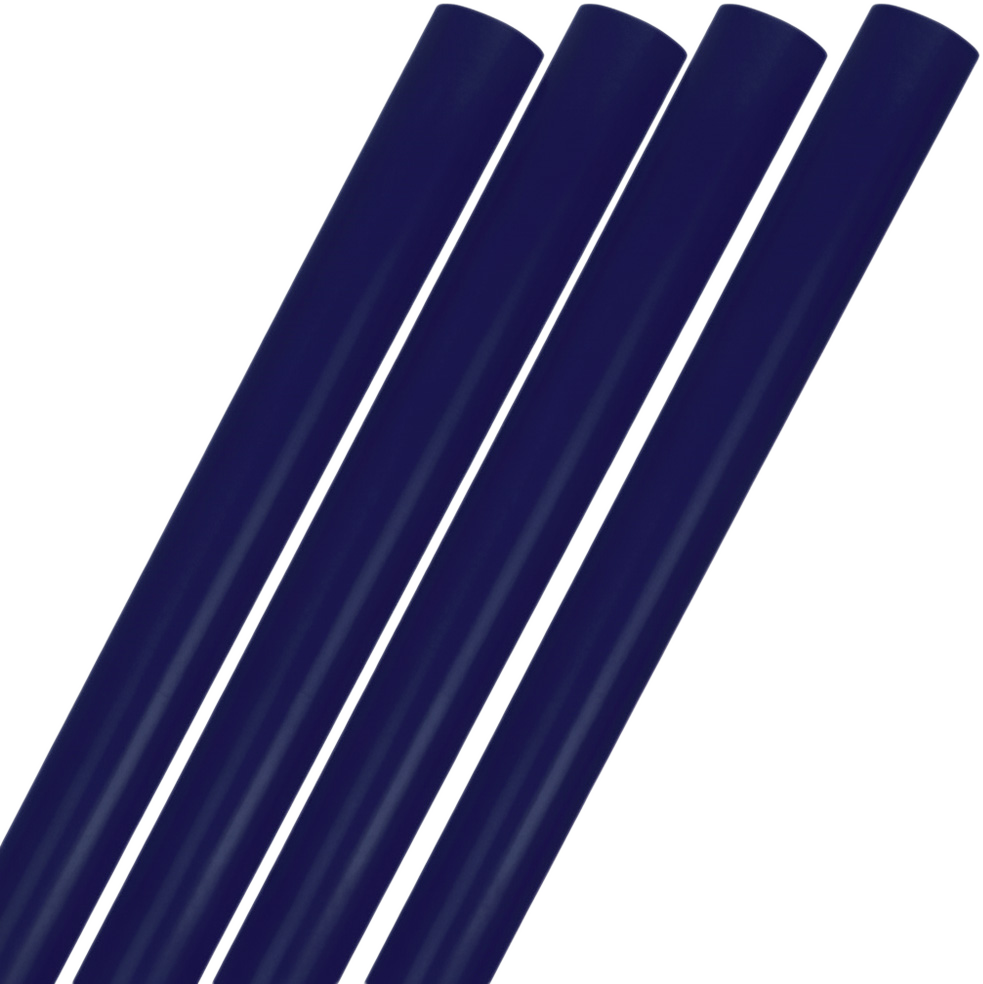 Dark Royal Blue Glossy Wrapping Paper Set (100 Sq Ft) - 4 Rolls