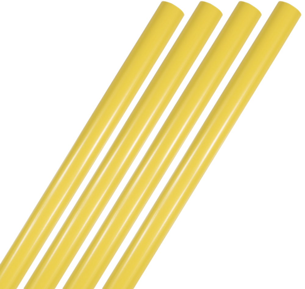 Yellow Glossy Wrapping Paper Set (100 Sq Ft) - 4 Rolls