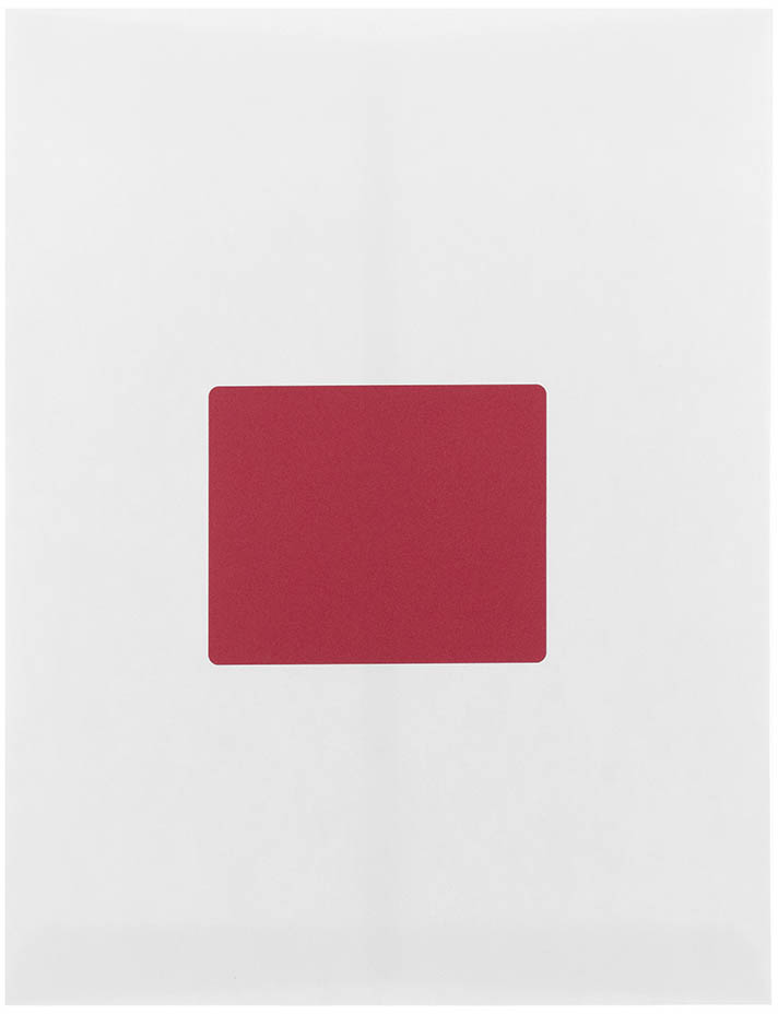 Red 3 1/3 x 4 Shipping Labels