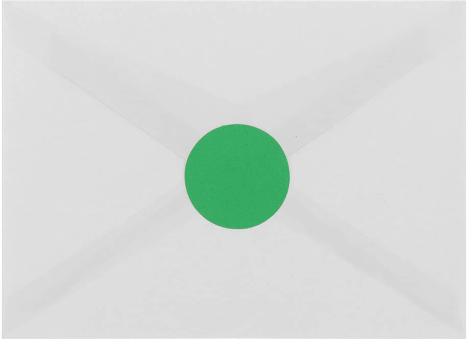 Green Medium 1 2/3 Inch Round Labels