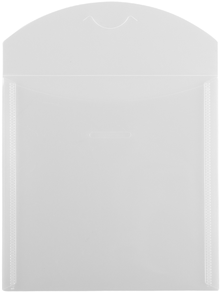 Clear 6 1/8 x 6 1/8 Square Plastic Envelopes with Tuck Flap