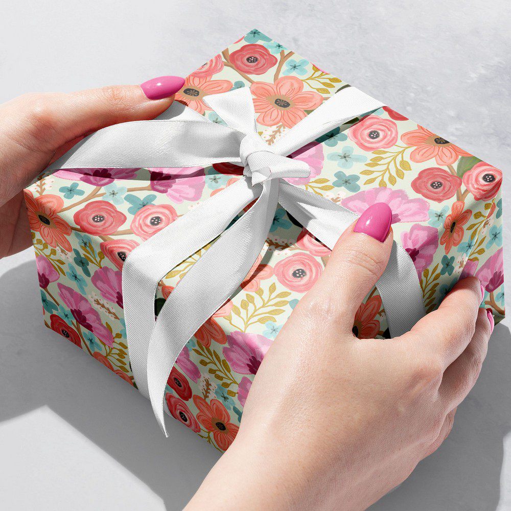 Gypsy Floral Bulk Wrapping Paper (2082.5 Sq Ft)