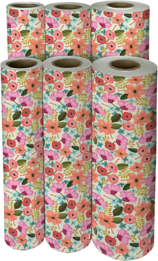 Gypsy Floral Bulk Wrapping Paper (2082.5 Sq Ft)