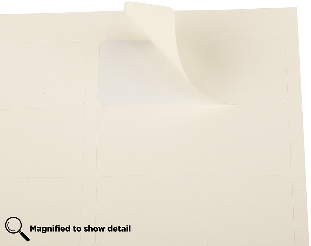 Ivory 1 x 2 5/8 Return Address Labels