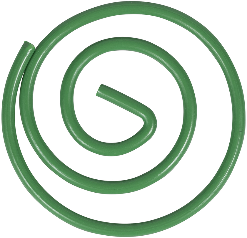 Green Circular "Cloops" Paper Clips - 50 Pack