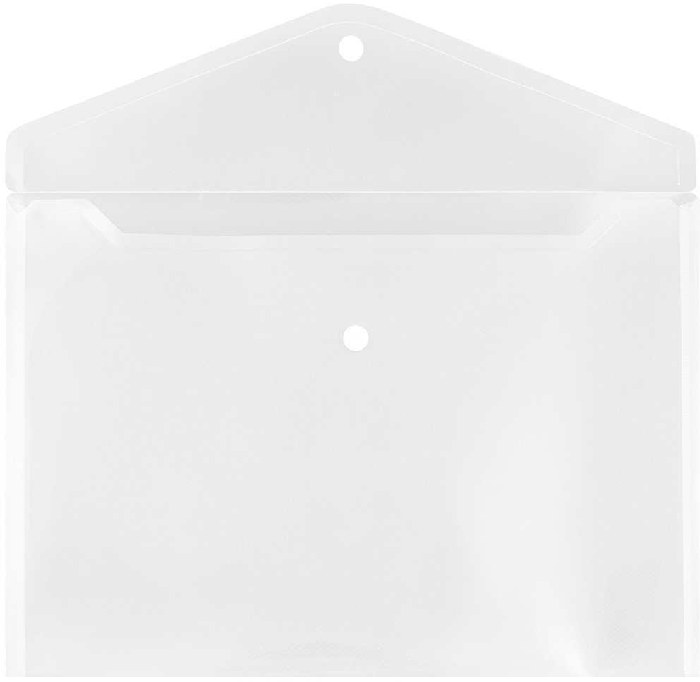 Clear Letter Booklet Plastic Envelopes (9 3/4 x 13) with Snap Closure