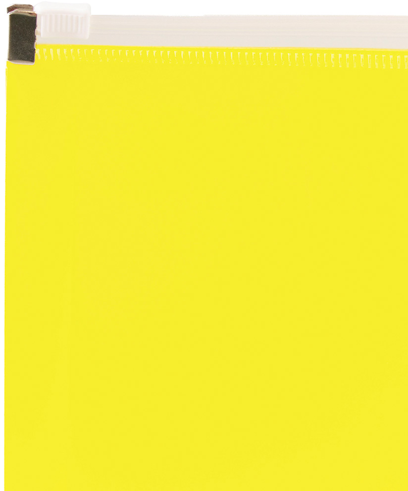 Yellow Letter Booklet Plastic Envelopes (9 3/4 x 13) with Zip Closure