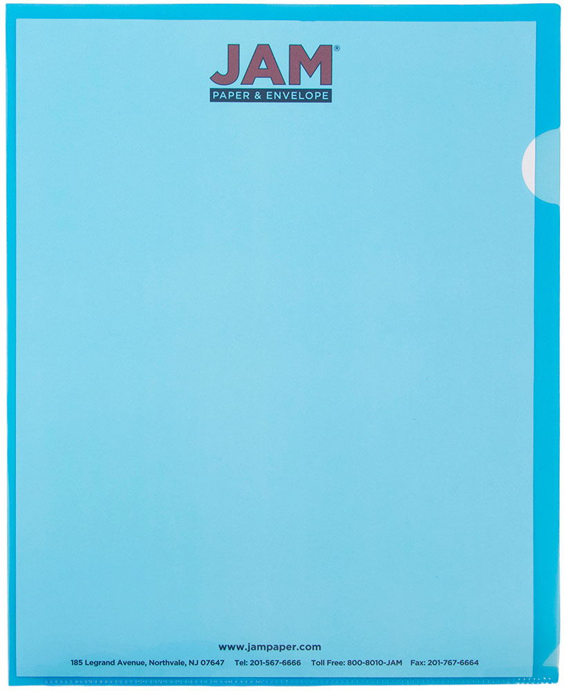 Blue 9 x 11 1/2 Plastic Sleeves