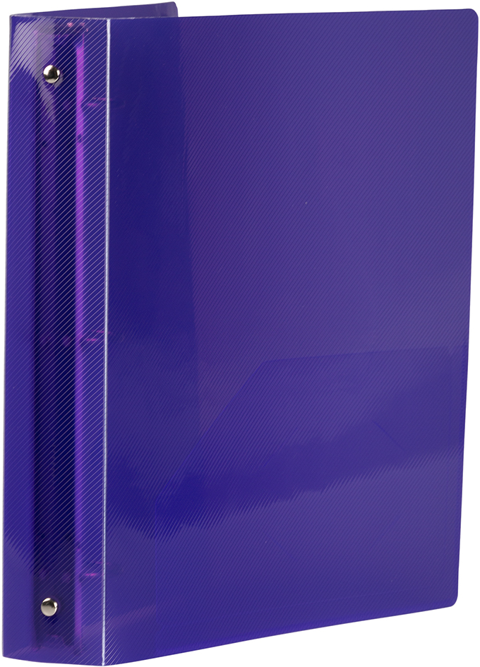 Purple Plastic 1 1/2 Inch 3-Ring Binder