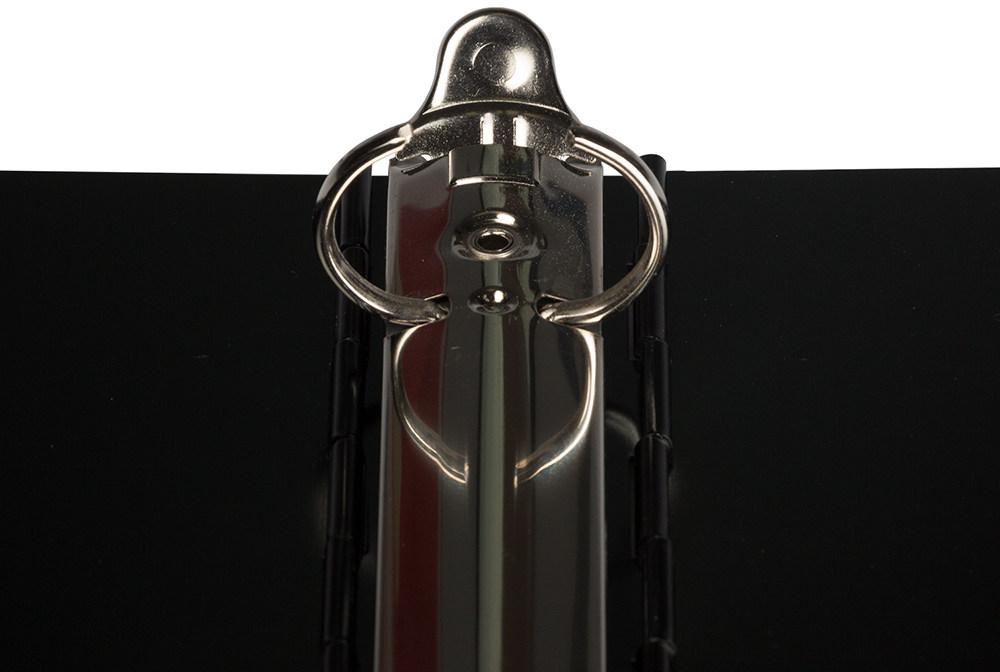Black Aluminum 1 Inch 3-Ring Binder