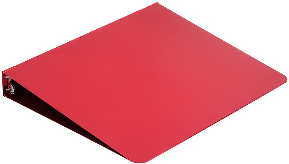 Red Aluminum 1 Inch 3-Ring Binder