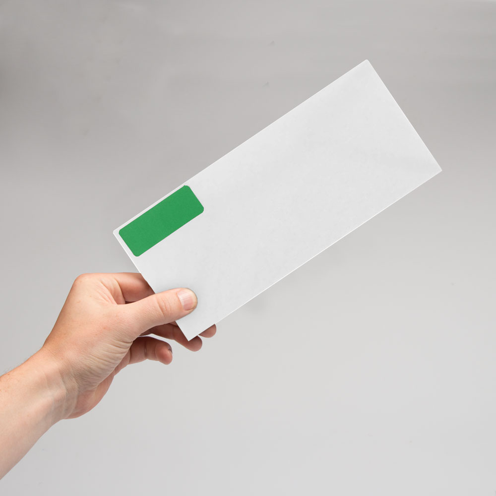 Green 1 x 2 5/8 Return Address Labels