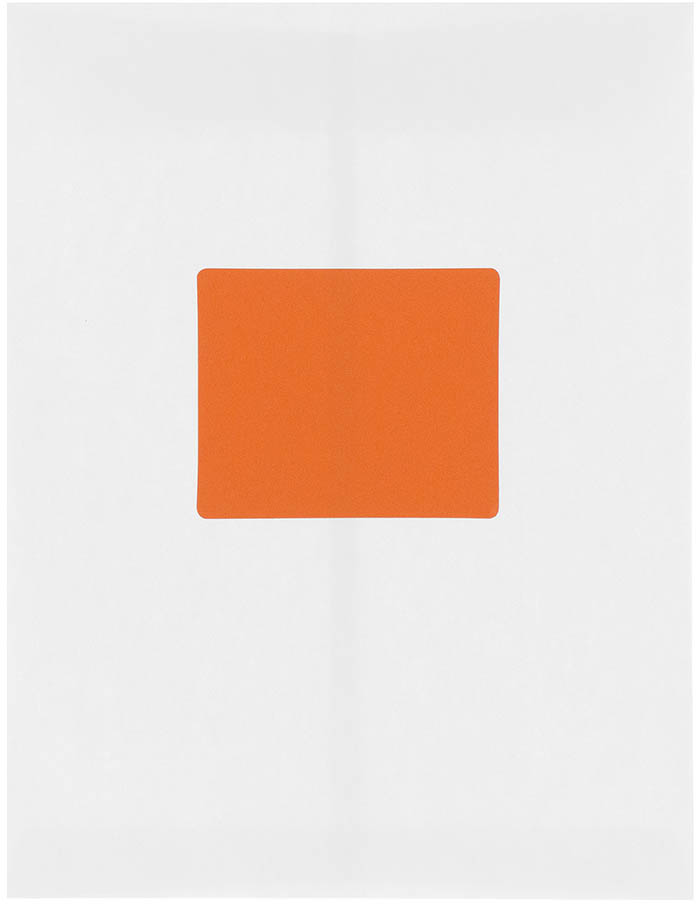 Orange 3 1/3 x 4 Shipping Labels