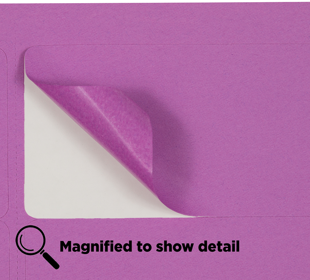 Violet Purple 2 x 4 Address Labels