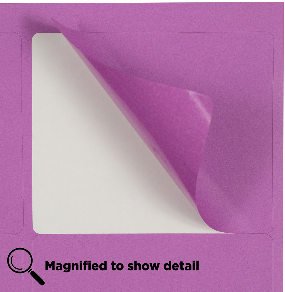 Violet Purple 3 1/3 x 4 Shipping Labels