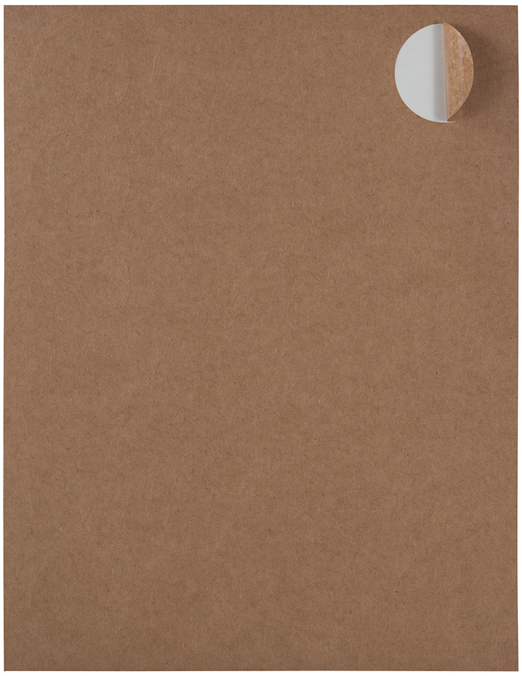 Brown Kraft Medium 1 2/3 Inch Round Labels