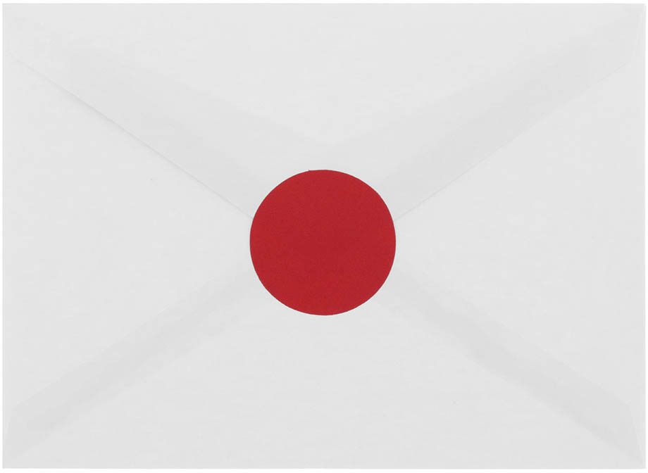 Red Medium 1 2/3 Inch Round Labels